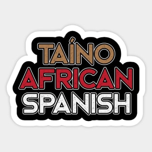 Puerto Rican Roots Sticker